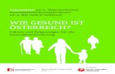 WIE GESUND IST ÖSTERREICH? · 2017. 10. 8. · Rudolf Karl Schipfer, Österreichisches Institut für Familienforschung (ÖIF), Universität Wien Workshop 6 Glückstheater. Forumtheater