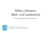 Niklas Luhmanns Werk- und Lesekosmos · LUZKIM LUhmann ZettelKasten IMages Imageserver, der von der UB Bielefeld gemanagt wird, Zugriff eingeschränkt Zettel-Proxy Prüft, ob Zettelbilder