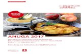 ANUGA 2017 - Fial · 2017. 6. 10. · (Anuga Fine Food) zwischen anderen internationalen Anbietern und Länderpavillons. Switzerland Cheese Marketing AG organisiert erneut einen Schweizer