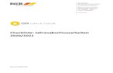 Checkliste: Jahresabschlussarbeiten 2020/2021 - gdi.de · GDI Software Gesellschaft für Datentechnik und Informationssysteme Klaus-von-Klitzing-Straße 1 76829 Landau in der Pfalz