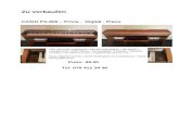 Musikschule Region Baden | MSRB · Web viewZu verkaufen CASIO PX-800 – Privia - Digital - Piano 128- stimmige Polyphonie / 162 AiF-Klangfarben / 88 Tasten / Lautsprecher / DSP-Effekte