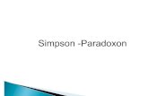 Das Simpson -Paradoxon - Kai-Friederike 2020. 8. 27.آ  Das Simpson-Paradoxon wurde 1951 erstmals von