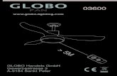 FAN 03600 - Globo Lighting · 2020. 9. 28. · FAN GLOBO Handels GmbH Gewerbestrasse 3 A-9184 Sankt Peter > 5M 03600. 2h x2 P x2 O x1 x3 x2 AAA 1.5V x3 > 2,3 m > 0,6 m Kg 33.5 ON