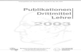 Leistungsbilanz der Medizinischen Fakultt fr das Jahr 2003 ... ... 2004/07/14 آ  Dipl.-Chem. Hans-Jrgen