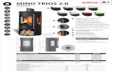 MINO TRIOS 2.0 A+ · 2020. 12. 17. · Mino Trios 2.0 Abdeckplatte Keramik Apple, Korpus Stahl Schwarz 4825 31 4250340909631 Zubehör Best.Nr. EAN-Code Anschlussstutzen für Verbrennungsluftzufuhr