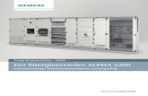 Totally Integrated Power – ALPHA Der Energieverteiler ......Leistungsschalter 3WL Messgeräte 7KM PAC Leistungsschaltertechnik ACB oder MCCB Leistentechnik Festeinbau Leistentechnik