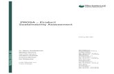 PROSA â€“ Product Sustainability Assessment ... PROSA â€“ Product Sustainability Assessment Freiburg,