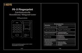F6 3 Fingerprint - I-KEYS · 2019. 5. 8. · F6-3 Fingerprint Lesegerät 4 Schrauben (3X25mm) 4 Dübel 03 04 10 adriges Kabel 4-adriges Kabel Programmierkarte Einleitung Das F6-3