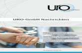URO-GmbH Nachrichten€¦ · 4 I. Editorial Liebe Kolleginnen und Kollegen, liebe Uro-GmbH-Partner, Der Sommer ist zu Ende und wir hoffen, Sie haben sich gut erholt. Nicht in den