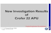 New Investigation Results of Crofer 22 APUEin Unternehmen ThyssenKrupp VDMvon ThyssenKrupp Stainless W-E1/R.Hojda 06.07.2004 TKrupp Material Specification Analysis: Fe / Cr 22 / Mn