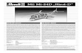 Mil Mi-24D „Hind-D”manuals.hobbico.com/rvl/80-4942.pdfDieMil Mi-24 war die russische Antwort auf die in Vietnam eingesetztenGunships der US- Army, die sich als äußerst erfolgreich