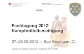 Fachtagung 2012 Kampfmittelbeseitigung - DFAB GmbHdfabgmbh.de/wp-content/uploads/FT12/0612.pdf · 2012_02_27_Beitrag_Fachtagung_Bad_Kissingen_SCZ INTERN Komp Zen KAMIR Begrifflichkeit