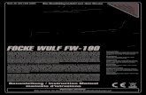FOCKE WULF FW-190 · 2014. 2. 4. · Bauanleitung / Instruction Manual manuale d'istruzione Ein Qualitätsprodukt aus dem Hause Die Focke-Wulf FW-190 gilt als eines der besten deutschen