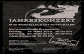 JAHRESKONZERT - Musikgesellschaft Rütschelen · 2019. 2. 17. · Marcel Saurer arr. Ted Ricketts Herb Alpert Golden Hits Programm Teil 2. Wir freuen uns über Ihren Besuch an unseren