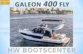 FLYBRIDGE LINE GALEON 400 · 2020. 3. 23. · Die Galeon 400 FLY gehört zur vierten Generation der Yachtfamilie und verspricht, die innovativste Yacht in der 40“ Klasse zu werden.