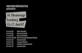 10. Theatertage Lenzburg 13.–17. Juni 07theaterschoeneswetter.ch/media/tsw_pdf/TTL_07_Programm... · 2013. 6. 27. · Musik: Trio Afrogarage, Christoph Baumann, p: Jacques Siron,