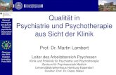 Qualität in - ackpaackpa.de/wp-content/uploads/2017/12/3_Netzwerk_Workshop... · 2017. 12. 21. · 1-Jahres und Lifetime-Prävalenzen für psychische Erkrankungen in Deutschland