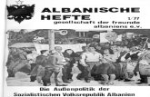 albanien-dafg.dealbanien-dafg.de/DAFG/Archiv/AlbanischeHefte/AH-1977-1.pdfVie Enver Hoxha im Rechenschaftsbericht vor 7. Parteitag der Par— tei der Arbeit Albaniens sagte: "Unser