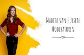 Madita van Hülsen Moderatorin · Wer Madita bucht, bekommt mehr als nur eine kompetente Moderatorin. Madita van Hülsen begeistert und beseelt die Zuschauer und kommuniziert selbst