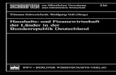Haushalts- und Finanzwirtschaft der Länder in der … · 2019. 10. 28. · BWV † BERLINER WISSENSCHAFTS-VERLAG 236 Tilmann Schweisfurth, Wolfgang Voß (Hrsg.) zur öffentlichen