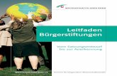 Stiftungen Kap1 END - WILA Bonn · 2013. 11. 16. · stiftung als grundständiges Instrument bürgerschaftlichen En-gagements und einer Gemeinschaftsstiftung als stärker auf die