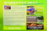 DORFFEST 2017 - Willkommen · 2017. 6. 15. · DORFFEST 2017 07. – 09. JULI Lageplan & Angebot Herbert und Schnipsi HIGHLIGHT AM FREITAG: 09. Juli 2017 | Festzelt beim Dorffest