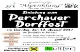 Dorffest Perchau 2017 2 - neumarkt-steiermark.gv.at · August 2017 am Dorfplatz in Perchau 11:30 Uhr Heilige Messe mit Kräutersegnung 12:30 Uhr Platzkonzert des Musikvereines Neumarkt