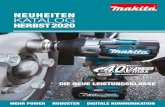 NEUHEITEN KATALOG HERBST 2020 - Makita Werkzeug GmbH 2020. 8. 20.آ  Die Makita XGT-Serie setzt neue