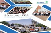 20 Jahre IZES · 20 Jahre IZES Institutsbericht 2018/2019 20 Jahre Forschung für die Energiewende, den Klimaschutz und die Ressourcenschonung