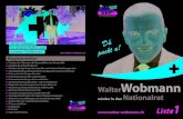 Für Freiheit und Sicherheit - Walter Wobmann · 2019. 9. 13. · Walter Wobmann wieder in den Nationalrat! Liebe Solothurnerinnen und Solothurner Das Wohl des Volkes und unseres