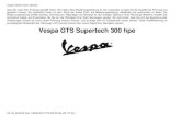 Vespa GTS Supertech 300 hpe...Vespa GTS Supertech 300 hpe Ed. 03_04/2019 Cod. 1Q000743 (IT-FR-DE-ES-NL-EN -PT-EL) Die Angaben in dieser Bedienungsanleitung sind derart zusammengestellt
