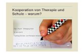 Kooperation von Therapie und Schule – warum? · 2020. 10. 27. · Kooperation von Therapie und Schule – warum? Wolfgang Nutt Legasthenie-Zentrum Berlin e.V. Unsere Methode orientiert