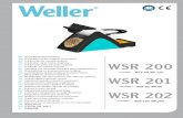 WSR 200 WSR 201GR WSR 202 - Farnell element14 · 2016. 7. 27. · WSR 200 WTP 90, WP 120 WSR 201GR WSP 80, WP 80 WSR 202 WSP 150, WP 200 DE Originalbetriebsanleitung GB Translation
