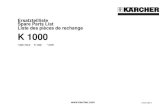 Ersatzteilliste Spare Parts List Liste des pièces de rechange K 1000 · 2010. 4. 23. · Ersatzteilliste Spare Parts List Liste des pièces de rechange K 1000 1.855-720.0 K 1000
