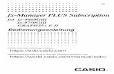 fx-Manager PLUS Subscription...GRAPH35+ E II Manager PLUS • Emulatorgrafik Nachstehend sind die von den einzelnen Softwaretypen angezeigten Emulatorgrafiken gezeigt. fx-9860G Manager