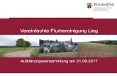 Vereinfachte Flurbereinigung Lieg - rlp.de · 2020. 10. 14. · Anhörung nach § 5 Abs. 2 FlurbG die Träger öffentlicher Belange (TöBs) sowie die anerkannten Naturschutzvereinigungen