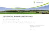 Erfahrungen mit Rübenbrei als Biogassubstrat¼benbrei... · 170 m³ Rohgas 60% CH4-Gehalt bei Rübenbrei siliert 38% Wirkungsgrad 70 t/ha Frischmasseertrag Rübe Zum Vergleich: Silomais,