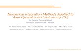 Numerical Integration Methods Applied to Astrodynamics …• Taylor-based methods: They represent the set {u1} as a Taylor expansion with respect to the initial uncertainties in {u0}.