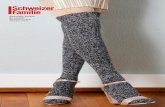 Schweizer Familie Magazin - Anleitung: Socken SF 47/2017...Schweizer Familie 33/2017 5 STRICKEN MIT MUSTERN SCHWARZE SÖCKLI MIT LOCHMUSTER (Grösse 38/39) Material: Jawoll superwash