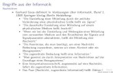 3. Bedingte Entropie - Konrad Voelkel · 2018. 5. 30. · BegriﬀeausderInformatik Nachrichten I GerhardGoosdeﬁniertinVorlesungen über Informatik, Band 1, 1995 Springer-Verlag