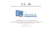 ila verfahrensanweisung 2013 bmi ohne markierungen · 2020. 11. 20. · 2 Login/ILA-Portal Oberflächenbeschreibung Seite 7 2.2 ILA Startseite LOGIN Bereich Nach erfolgreicher Anmeldung