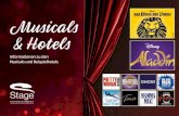 Musicals & Hotels · 2020. 7. 6. · Wählen Sie aus 10 Stage-Produktionen in 4 Städten: Hamburg: Disneys DER KÖNIG DER LÖWEN, TINA – DAS TINA TURNER MUSICAL, CIRQUE DU SOLEIL