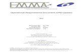 Operational Requirements Document (ORD-Update) · 2016. 4. 28. · 24 TUD Christoph Vernaleken X CSA Karel Muendel X ... 2005-03-31 0.01 Initial draft 2005-07-29 0.02 All chapters