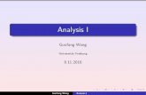 Analysis I - uni-freiburg.dehome.mathematik.uni-freiburg.de/wang/Anal_WS16_06.pdf · 2016. 11. 10. · De nition 1.1 (Konvergenz von Folgen) Die Folge (a n) n2N konvergiert mit n!1gegen