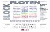1979 by Moeck Musikinstrumente + Verlag, Celle, Germany ...LOUIS DE CAIX D’HERVELOIS (ca. 1680 – 1759) Suite G-Dur op. 6 No. 3 für Sopranblockflöte (Querflöte) und Basso continuo
