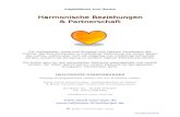 Harmonische Beziehungen & Partnerschaft · 2017. 9. 2. · Inspirationen zum Thema Harmonische Beziehungen & Partnerschaft Die vorliegenden Texte sind Hinweise zum tieferen Verständnis
