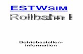 ESTWsim Rollbahn I - Betriebsstelleninformation · 2018. 10. 25. · ESTW SIM Rollbahn I ESTWSIM Betriebsstelleninformation Seite 4 von 39 Betrieben wird die Strecke im sogenannten