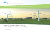 Ressourceneffizienz von Windenergieanlagen...der niederländischen Nordseekste und alpha ventus in der Nähe von Borkum haben ergeben, dass die Artenvielfalt auf dem Meeresgrund zunimmt.