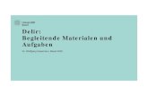 Delir: Begleitende Materialen und 2020. 2. 1.آ  Begleitende Materialen und Aufgaben Dr. Wolfgang Hasemann,