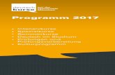Programm 2017 - DKFA · 2017. 4. 27. · Sommer-Intensiv-Sprachkurs 55 ... sprache im Unternehmen 28 Deutsch exzellent 30 Aussprachetraining 32 Gesprächstraining Basis 34 ... schluss